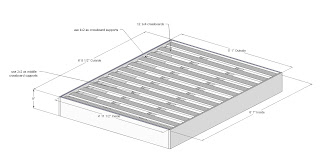 plans for queen size platform bed