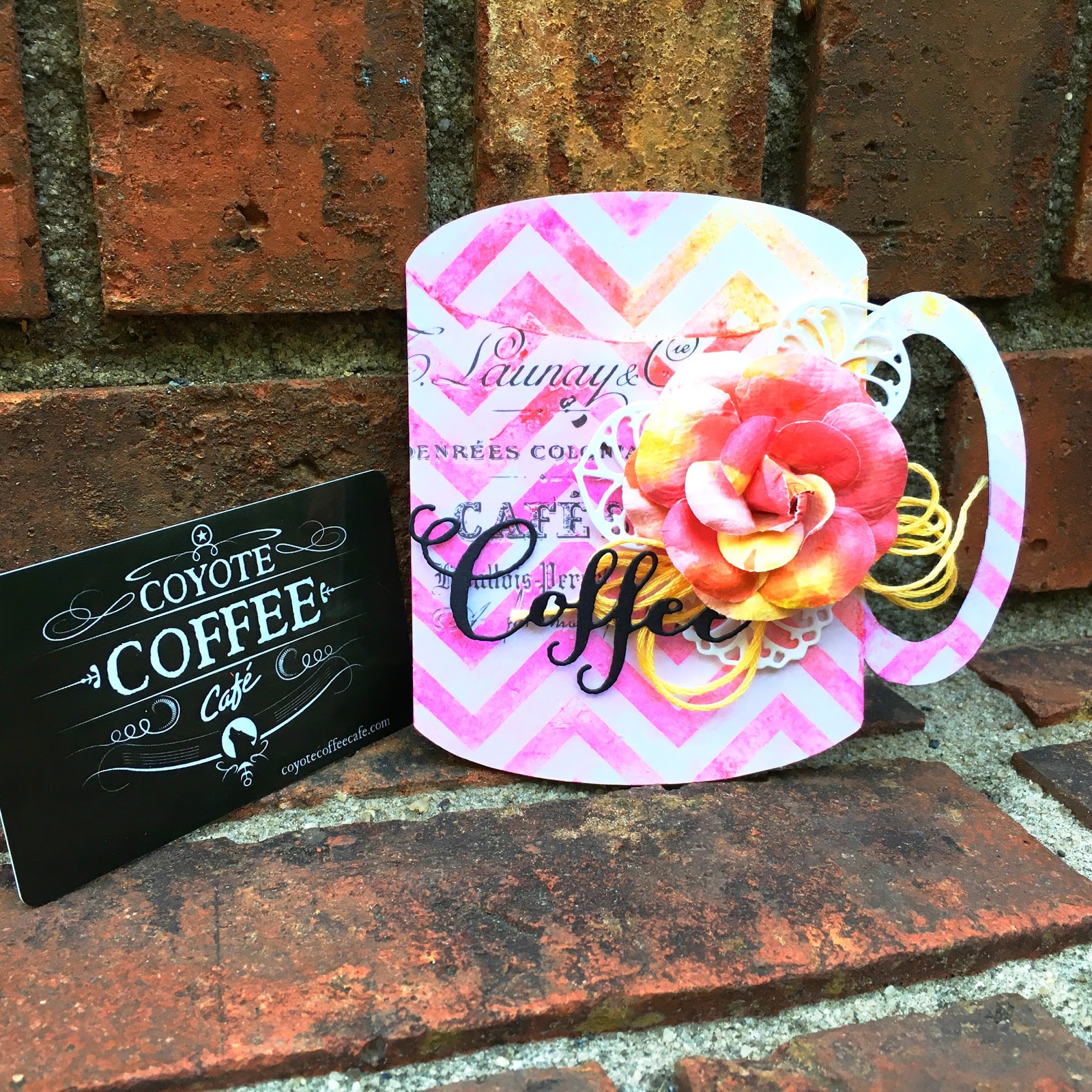 SewPaperPaint Coffee Lovers Gift Card in a Mug