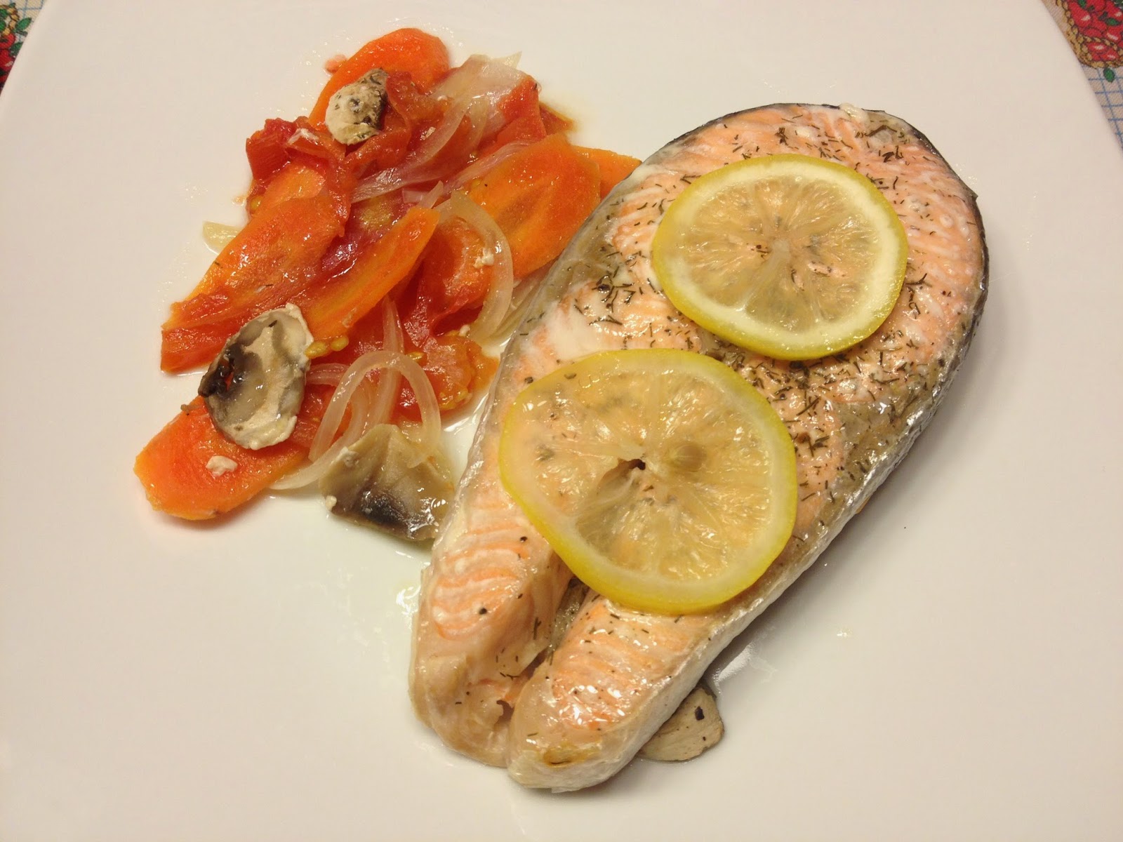 La cocina de casa Salmón al papillote