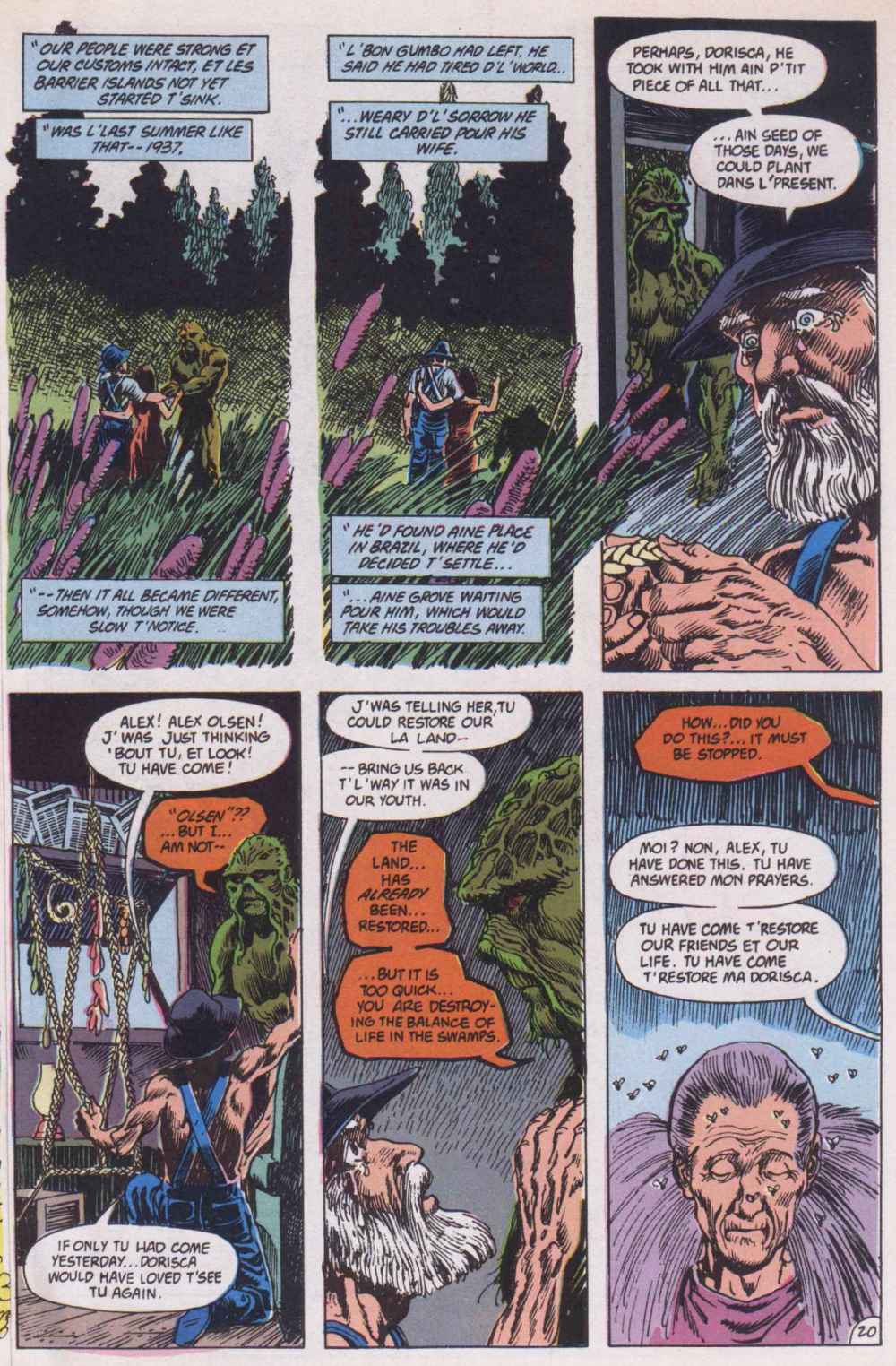 Read online Swamp Thing (1982) comic -  Issue #92 - 20