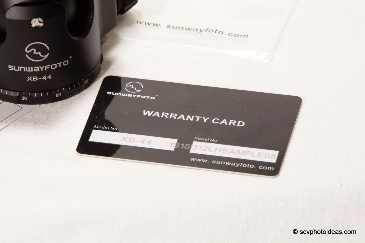 warranty cards template