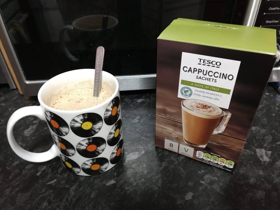 beverage upon beverage upon beverage Tesco Cappuccino Sachets