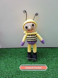 PATRON GRATIS MUÑECO ABEJA AMIGURUMI 32489