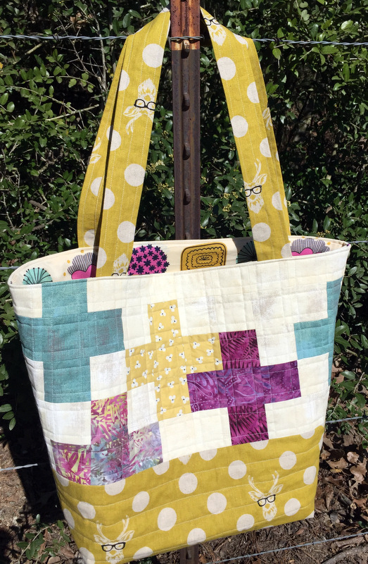 My SewCalled Quilts Quilted Scrappy Tote Bag