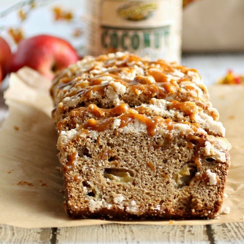 Hungry Couple Apple Pie Crumb Bread with Cinnamon Caramel