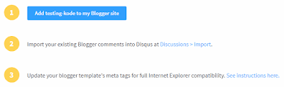 Cara Import Komentar Default Blogger ke Komentar Disqus