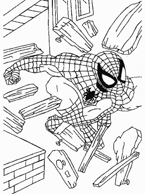 Spiderman Fight Coloring Pages To Boys | Kids Coloring Pages