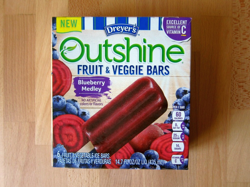 Frozen Friday Dreyer's Blueberry Medley Outshine Fruit & Veggie Ice Bars