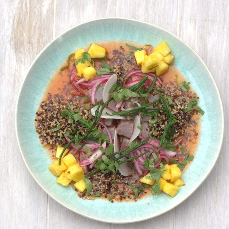bushcooks kitchen: Yana Ceviche - Thunfisch Ceviche mit eingelegter ...