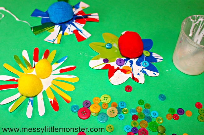 easy flower craft for preschoolers