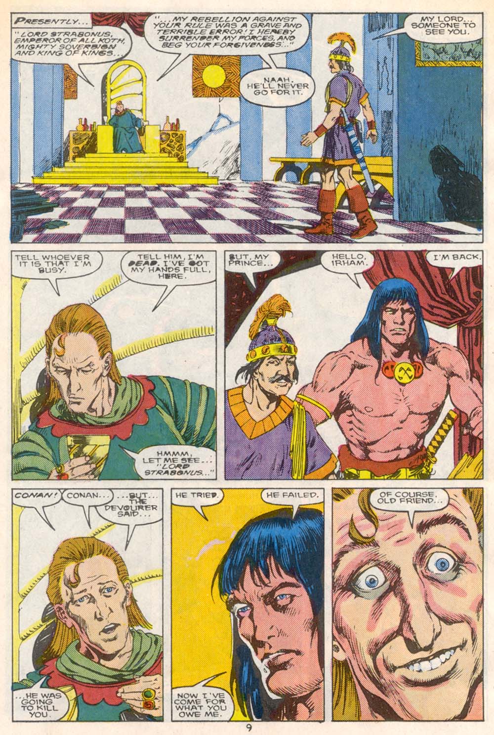 Read online Conan the Barbarian (1970) comic -  Issue #209 - 8