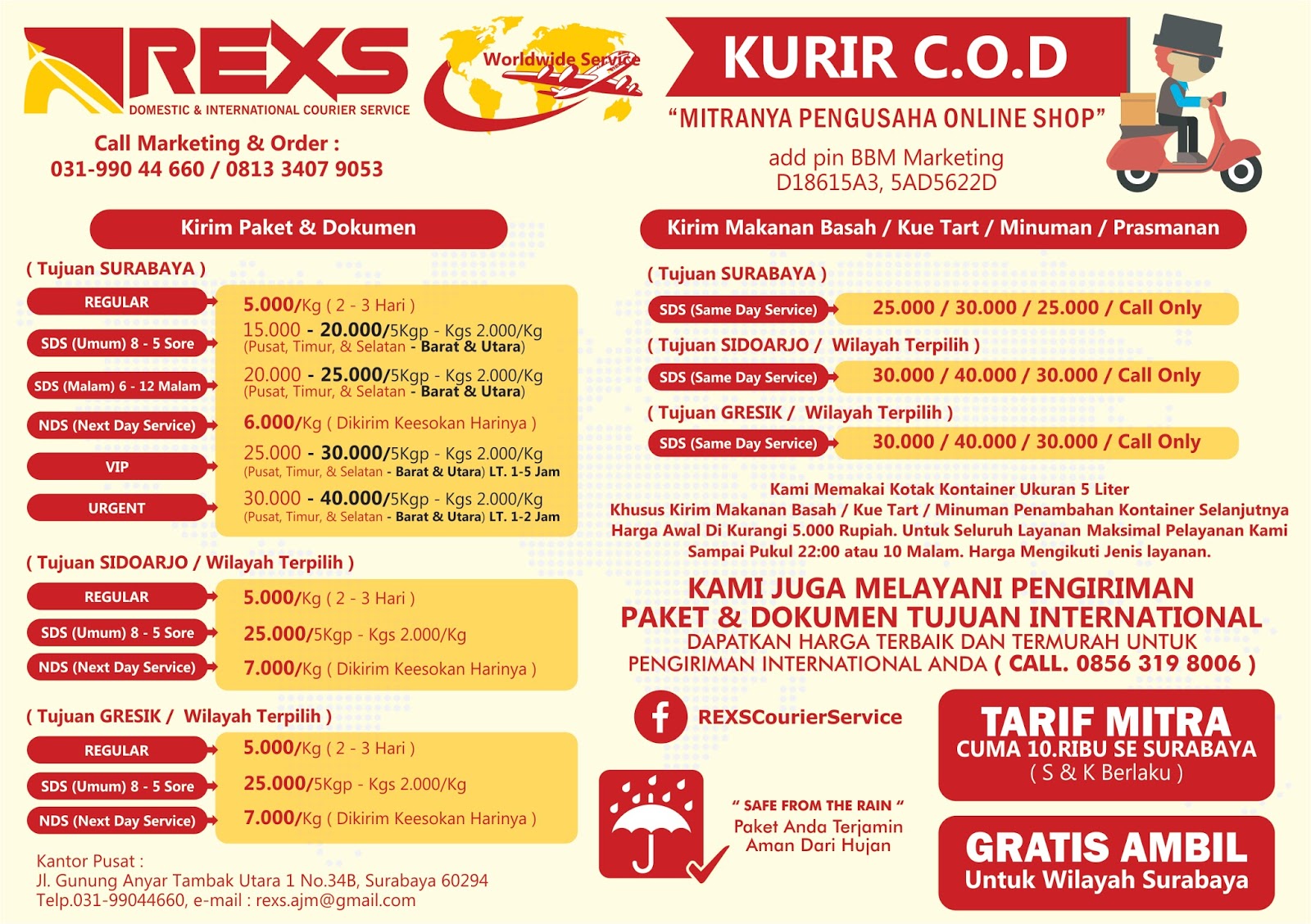 Contoh Brosur Jasa Ekspedisi Jasa Ekspedisi Cargo