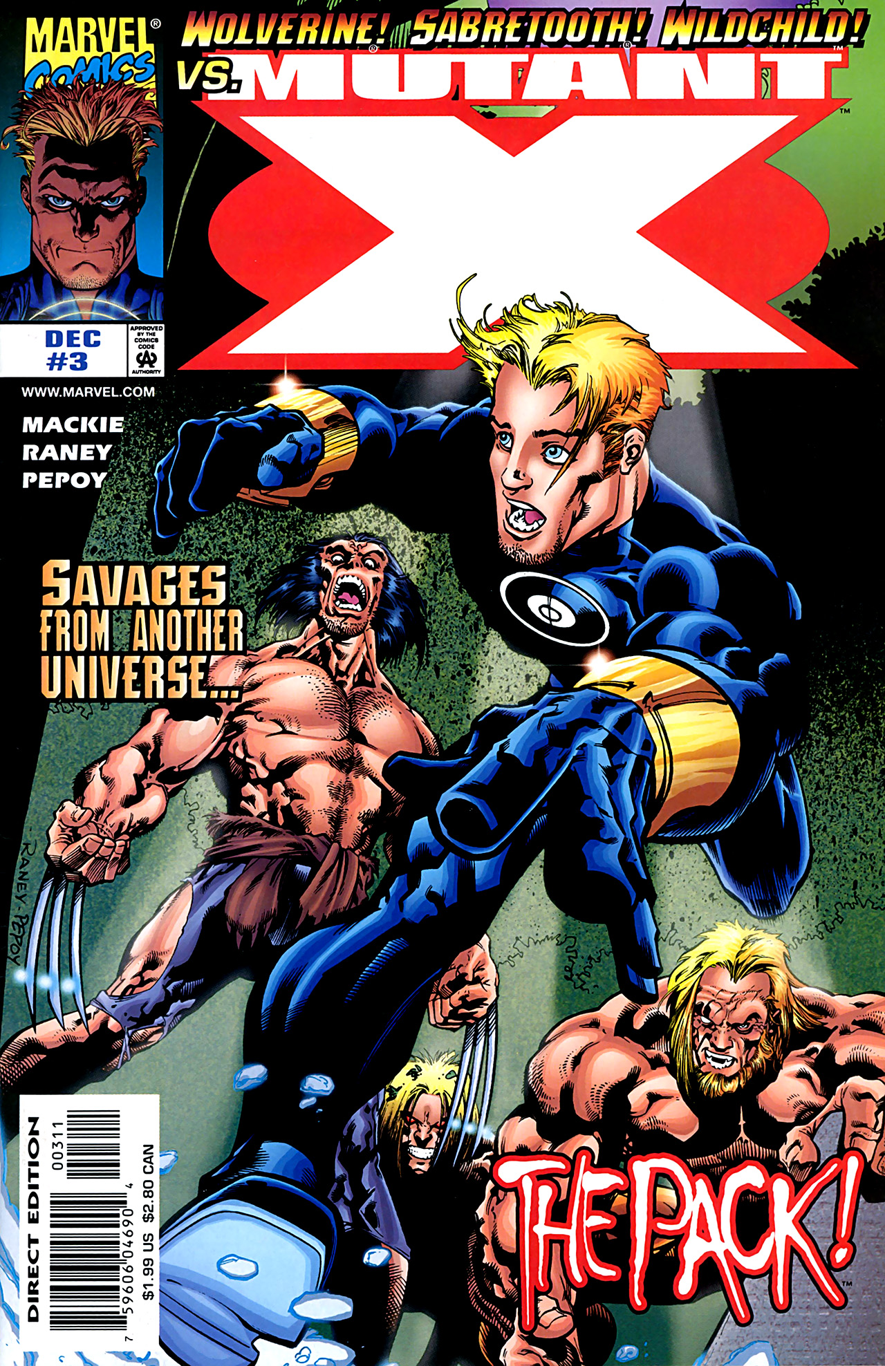 Read online Mutant X comic -  Issue #3 - 1