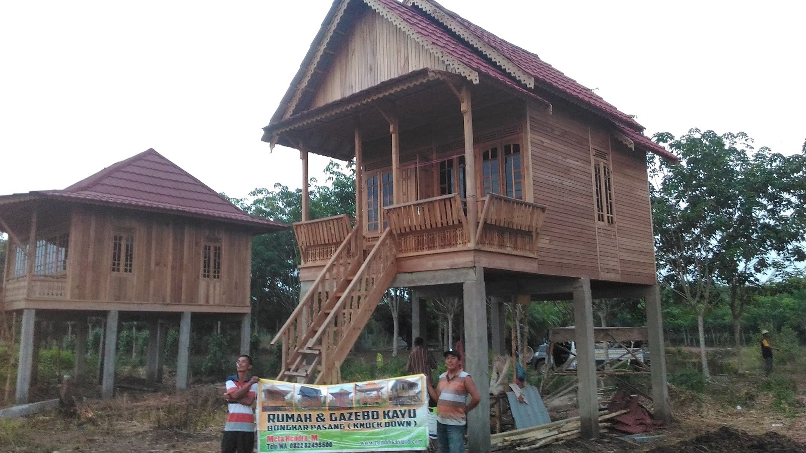 Rumah kayu type 20 - Rumah Kayu Bongkar Pasang Palembang ...