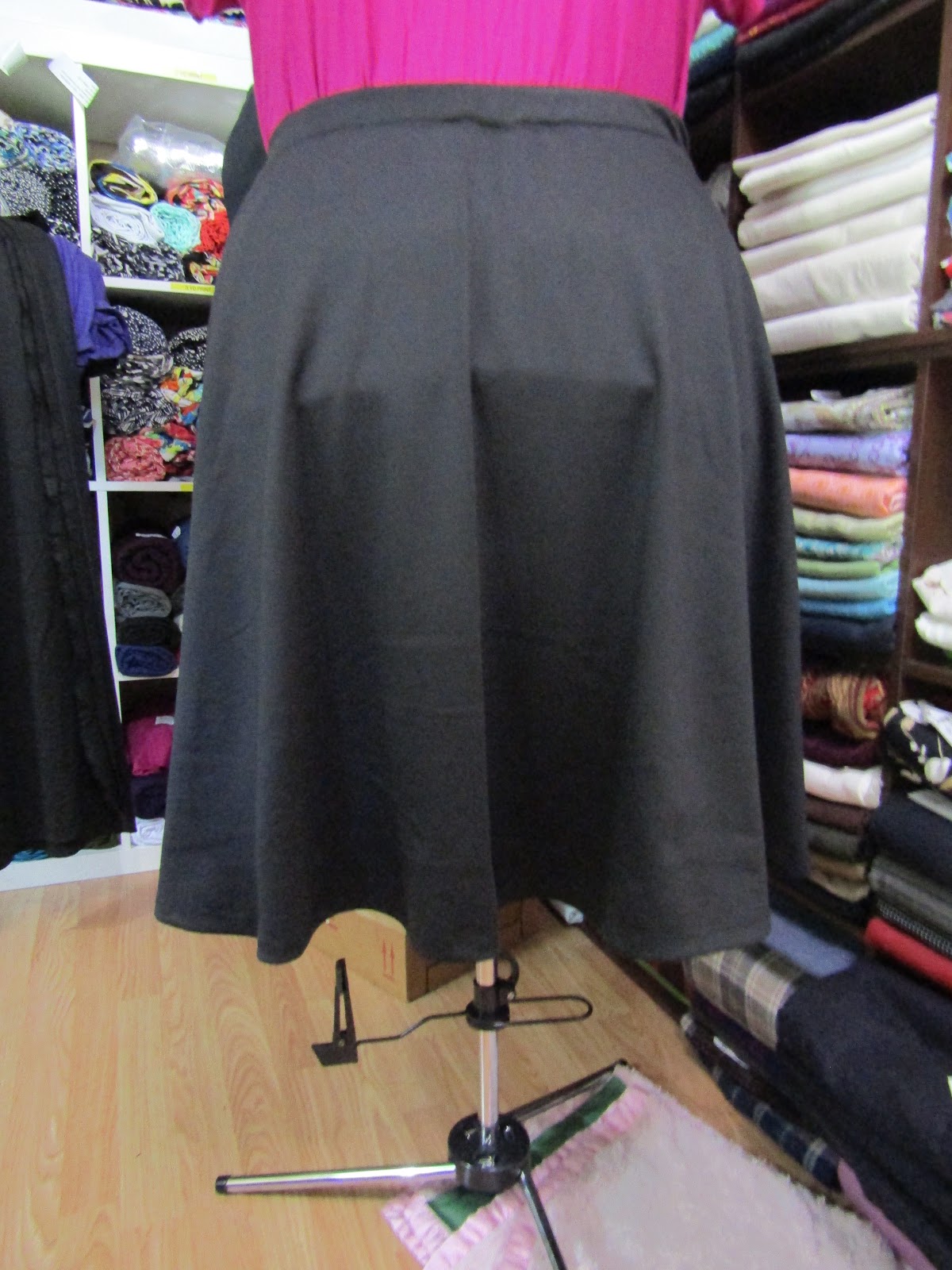 Sew Plus: Ponte Knit Half Circle Skirts