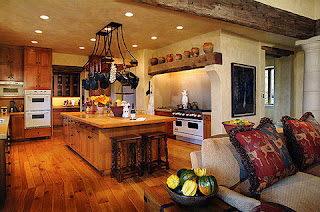 tuscan kitchen cabinets pic