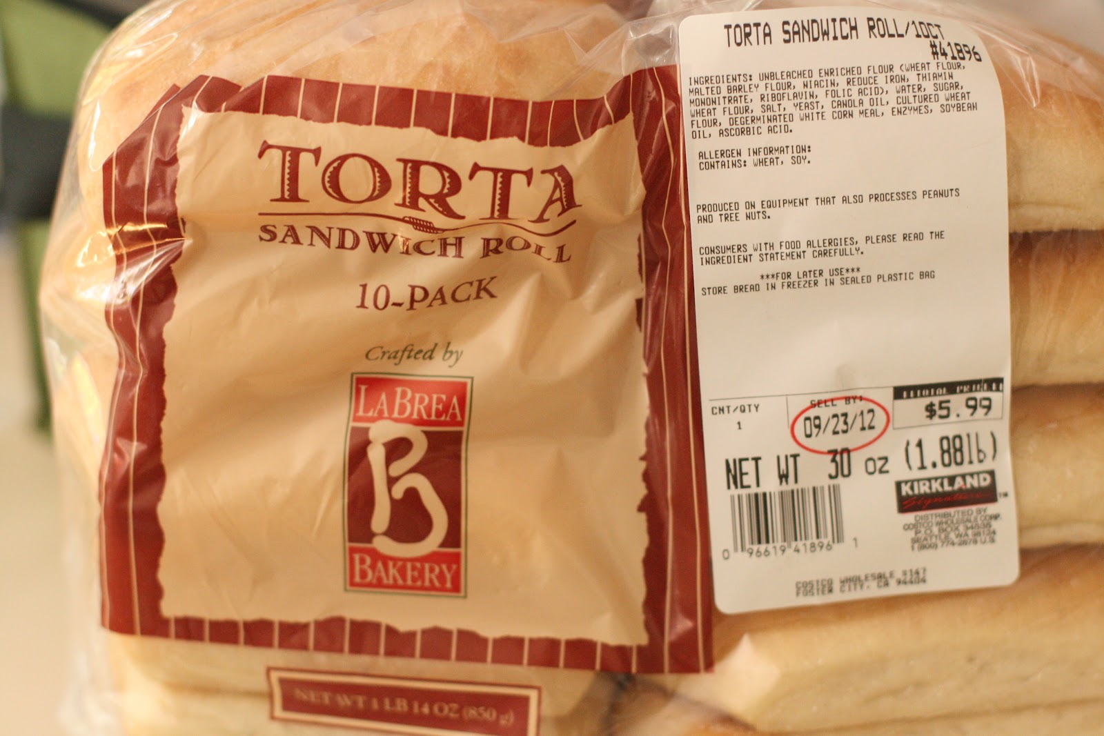 costco turkey wrap platter nutrition