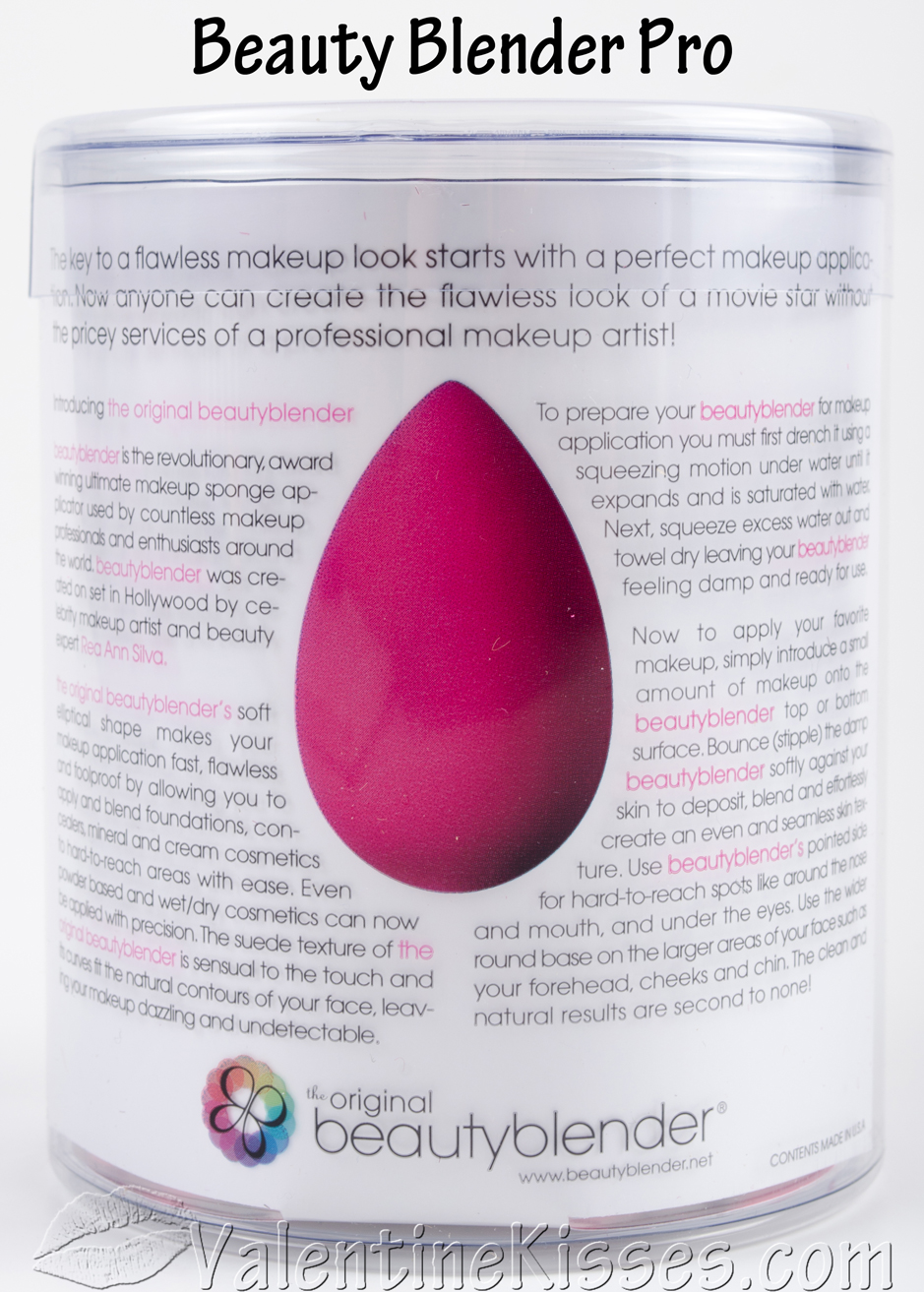 Valentine Kisses Beauty Blender Pro pics, review