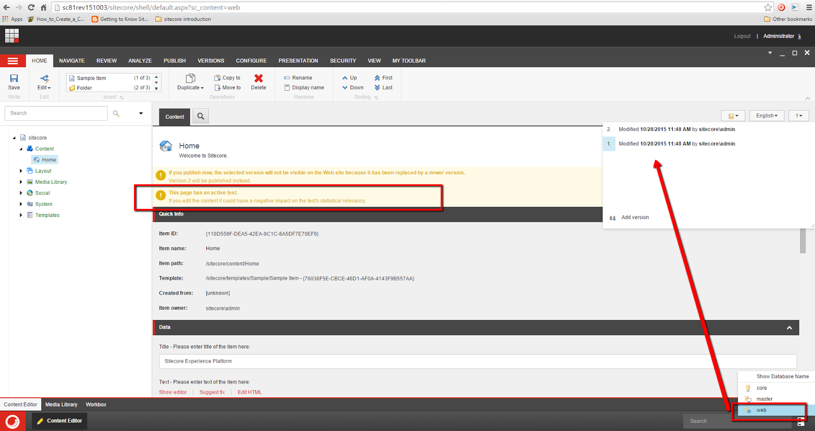 Multiple Versions Of An Item For A Language In Web Database Possible