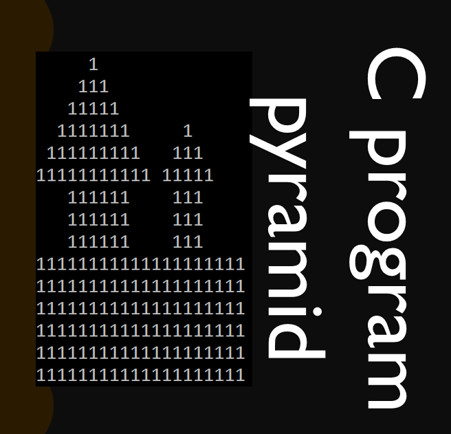 Pyramid, Star Series and Patterns Programs in C language | C ...
