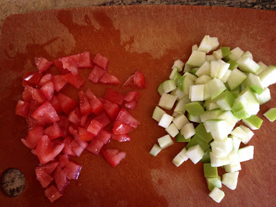 Kid-friendly Persian Cucumber, Tomato and Green Apple Salad