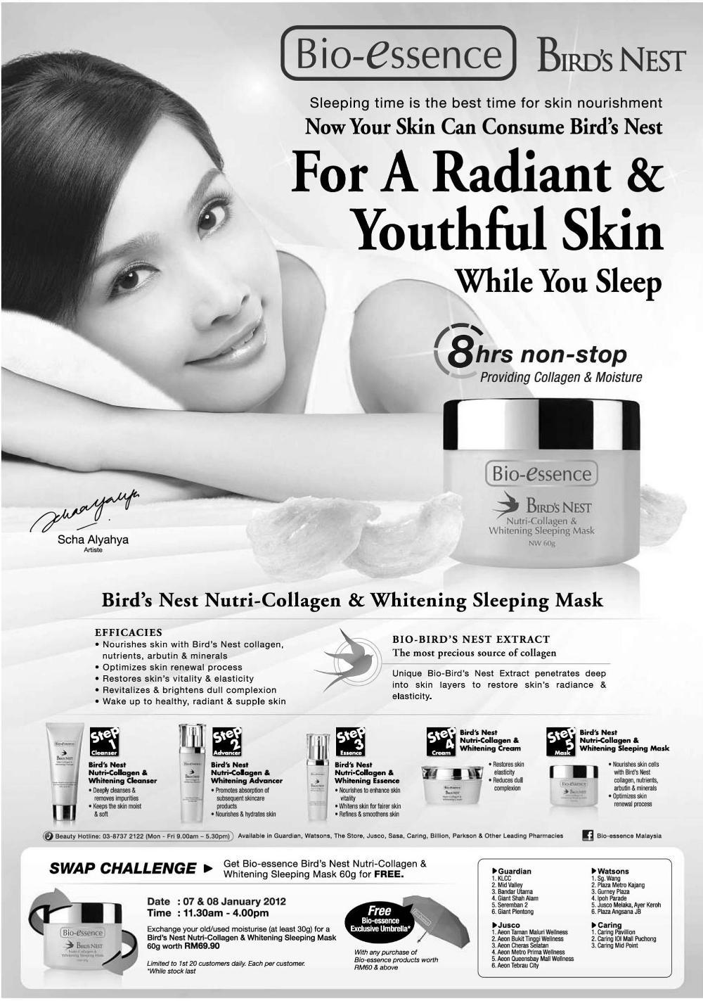 Something Free for Everyone BioEssence Exchange Bird's nest Nutri