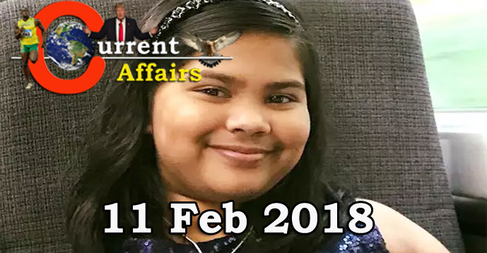 Kerala PSC - Daily Current Affairs 11/02/2018