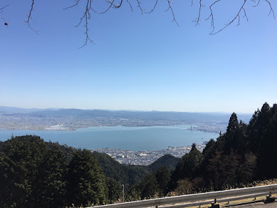 比叡山から琵琶湖