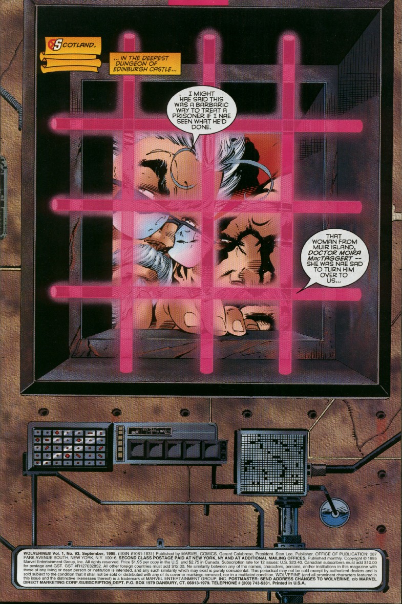 Read online Wolverine (1988) comic -  Issue #93 - 2