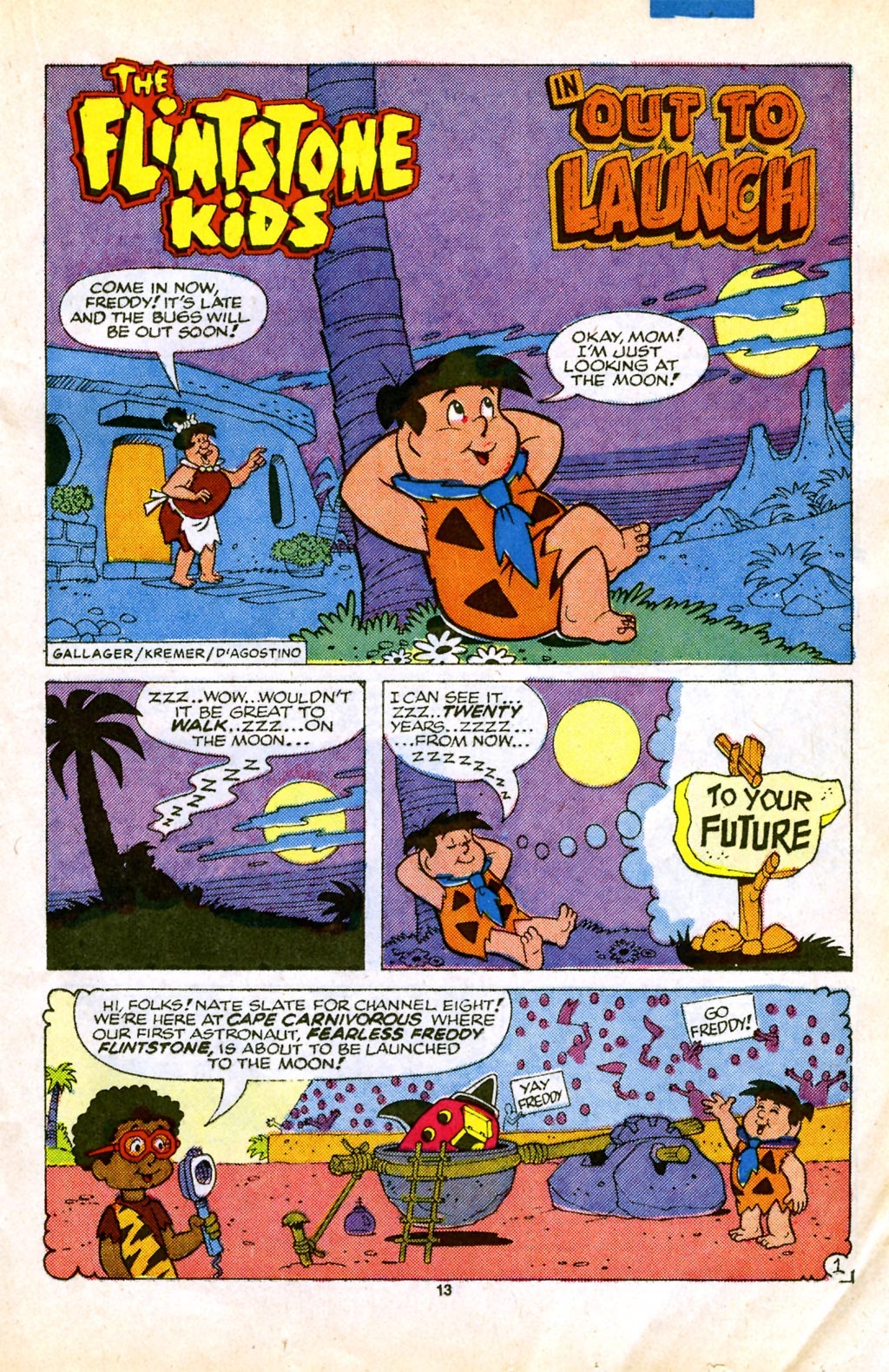 Read online The Flintstone Kids comic -  Issue #6 - 11
