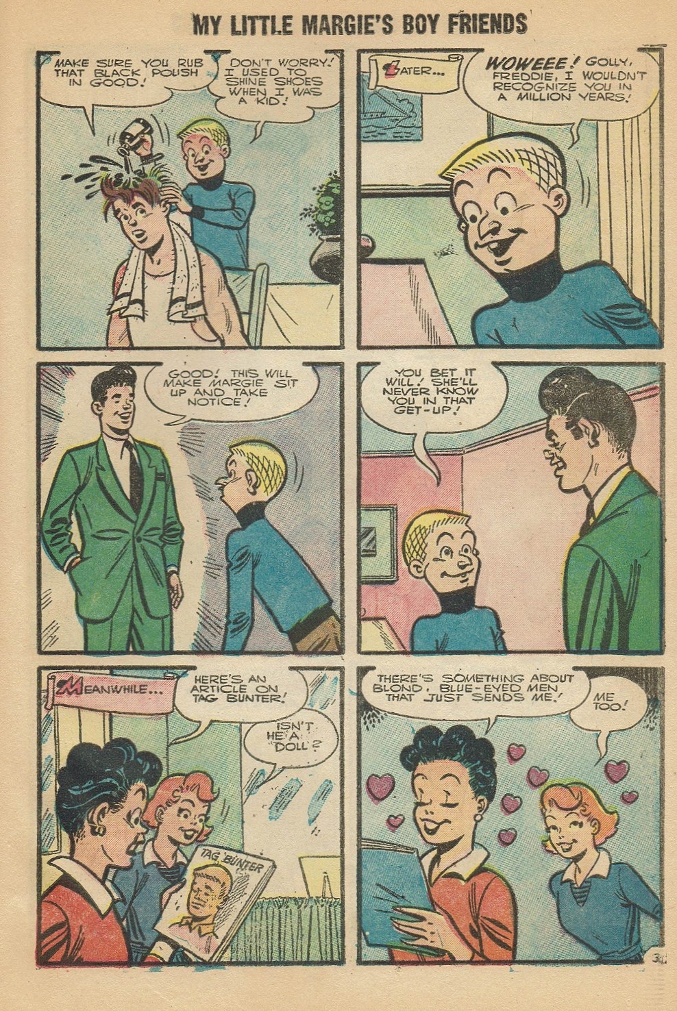 Read online My Little Margie's Boy Friends comic -  Issue #3 - 23