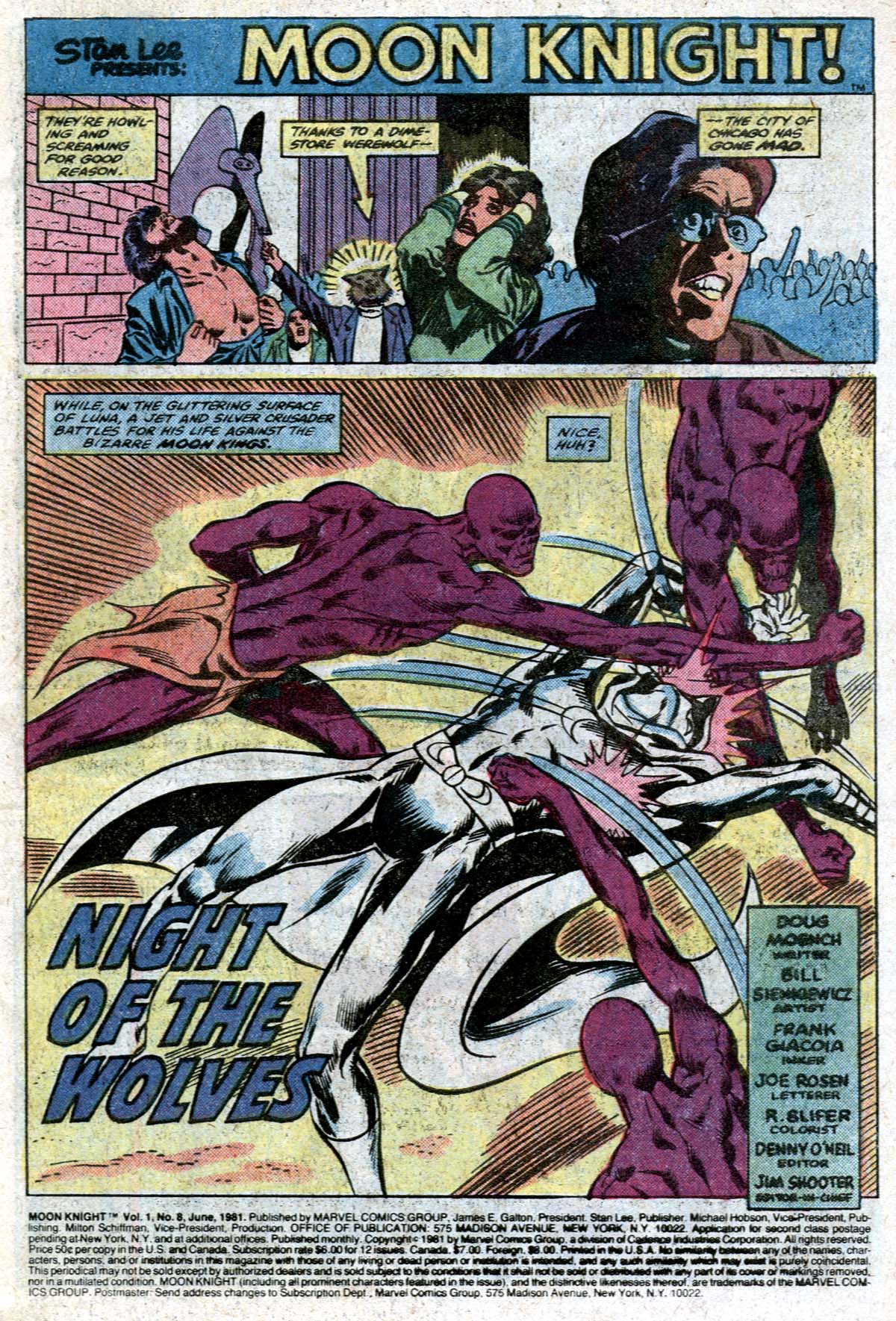 Read online Moon Knight (1980) comic -  Issue #8 - 2