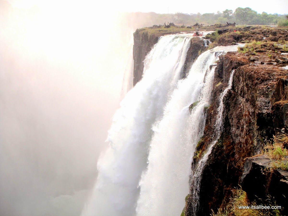 Victoria Falls | Dipping Into The Devil's Pool  A Dip Into The Devil's Pool At Victoria Falls #itsallbee #traveltips #adventure #vicfalls #africa vacation