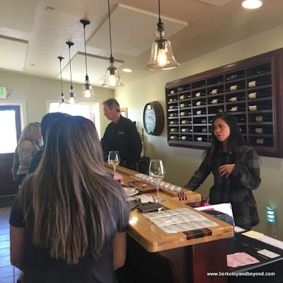 wine tasting at Chacewater Winery and Olive Mill in Kelseyville, California