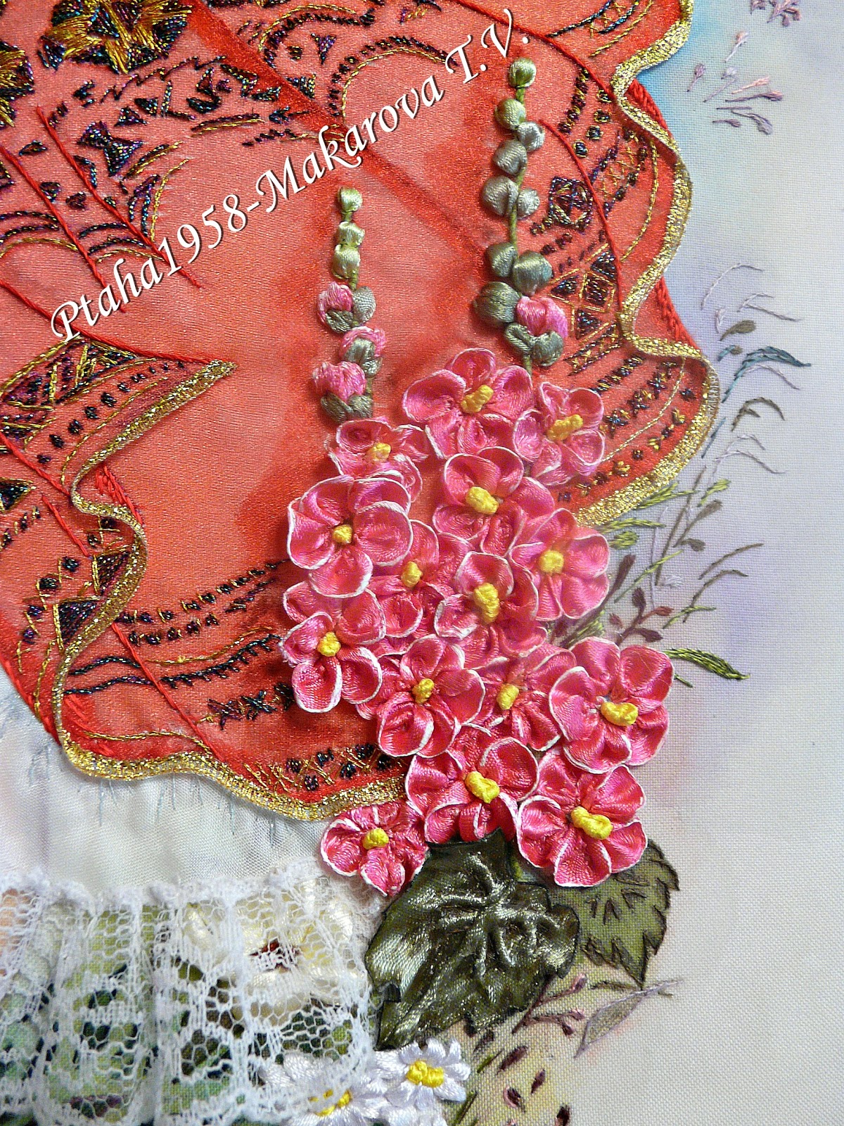 Simply the best: "УКРАИНОЧКА". Смешанная техника: батик, вышивка ...