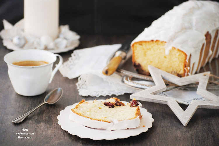 Cake de arándanos "un desayuno para el día de navidad" neus cocinando con thermomix