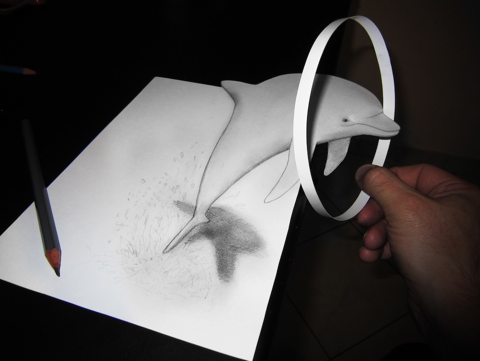 Simply Creative 3D Pencil Drawings by Alessandro Diddi