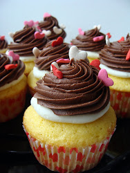 Chocolate Valentine Cupcakes