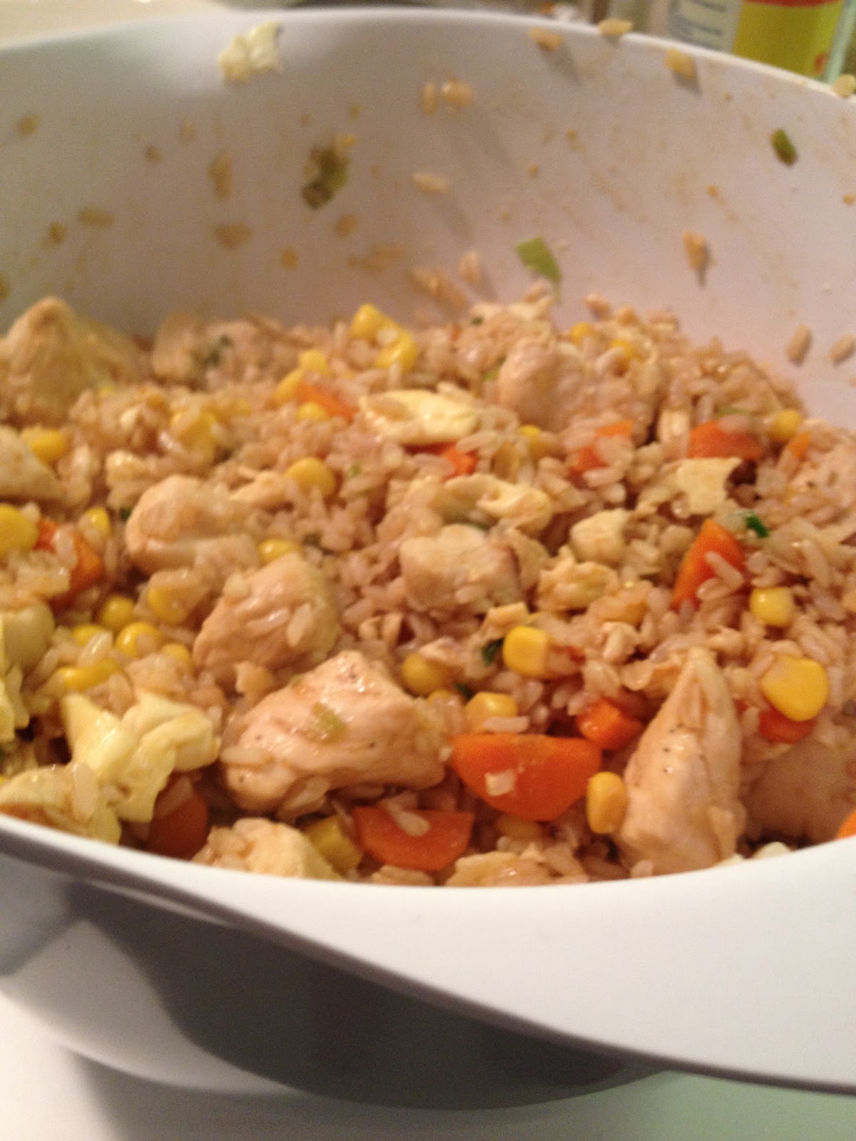 Meg's Recipe Box Chicken Fried Rice