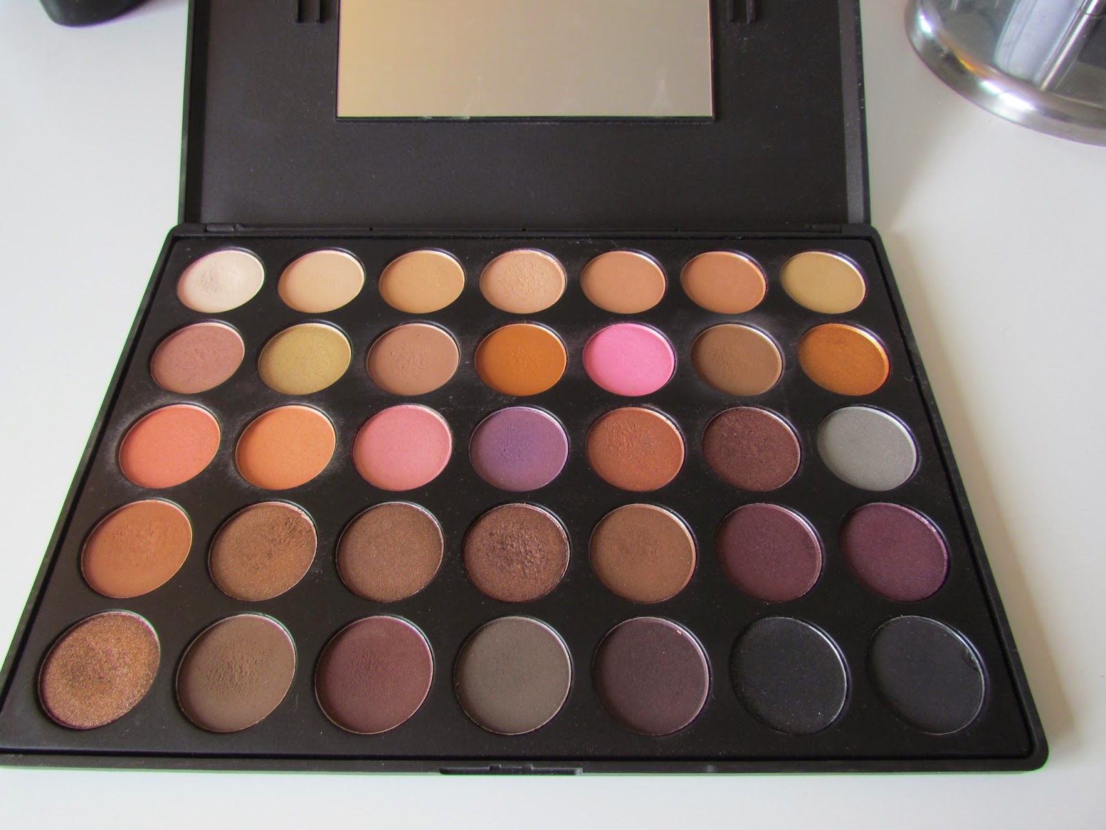 review morphe brushes 35w eyeshadow palette