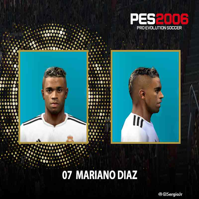 Pes 6 Faces Mariano Diaz Real Madrid 2019 Fix Kazemario Evolution