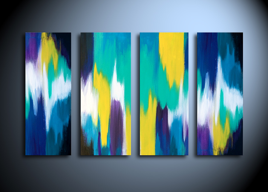 Robert R Fine Art Modern Abstract Paintings Original Art Wall Home Sale