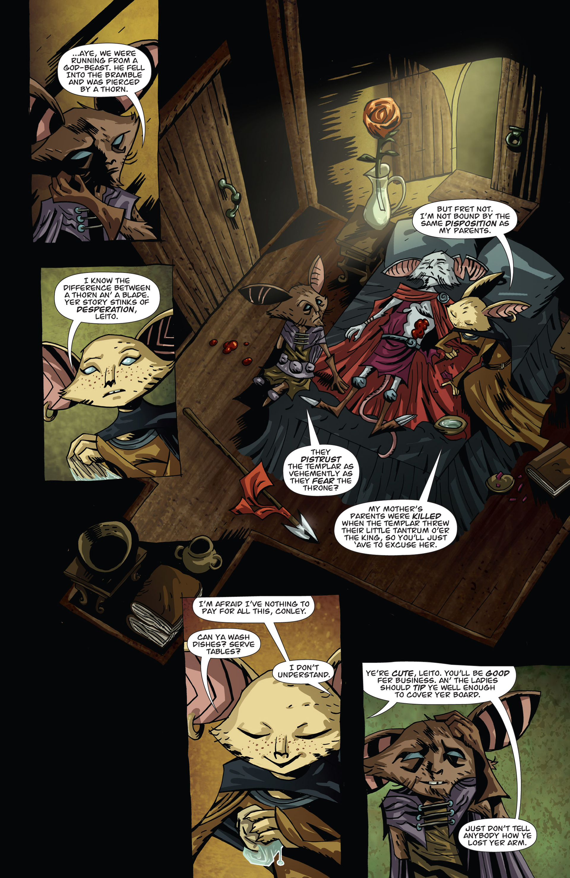 Read online The Mice Templar Volume 4: Legend comic -  Issue #3 - 16