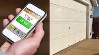 Portland garage door smart phone controlled