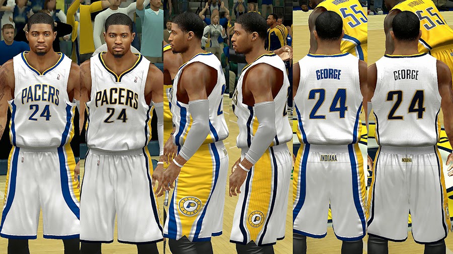 NBA 2K14 Pacers Home Jersey Patch