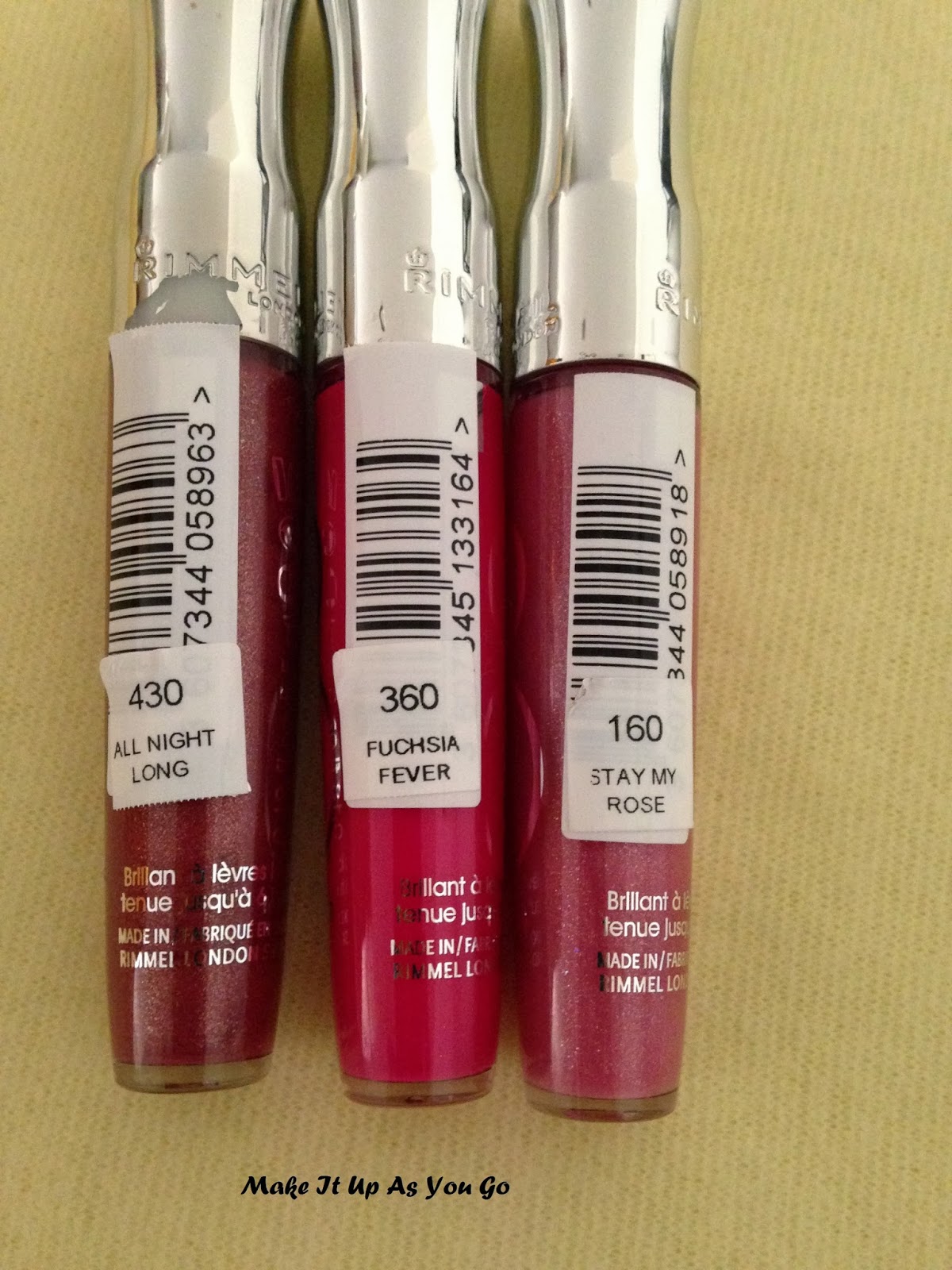 Make It Up As You Go Rimmel London Stay Glossy Lip Gloss