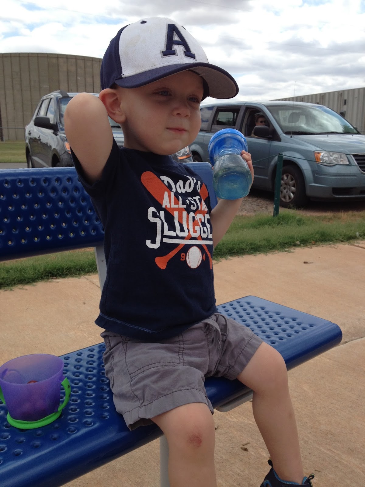 Somewhere in Between Our almost 2 year old!