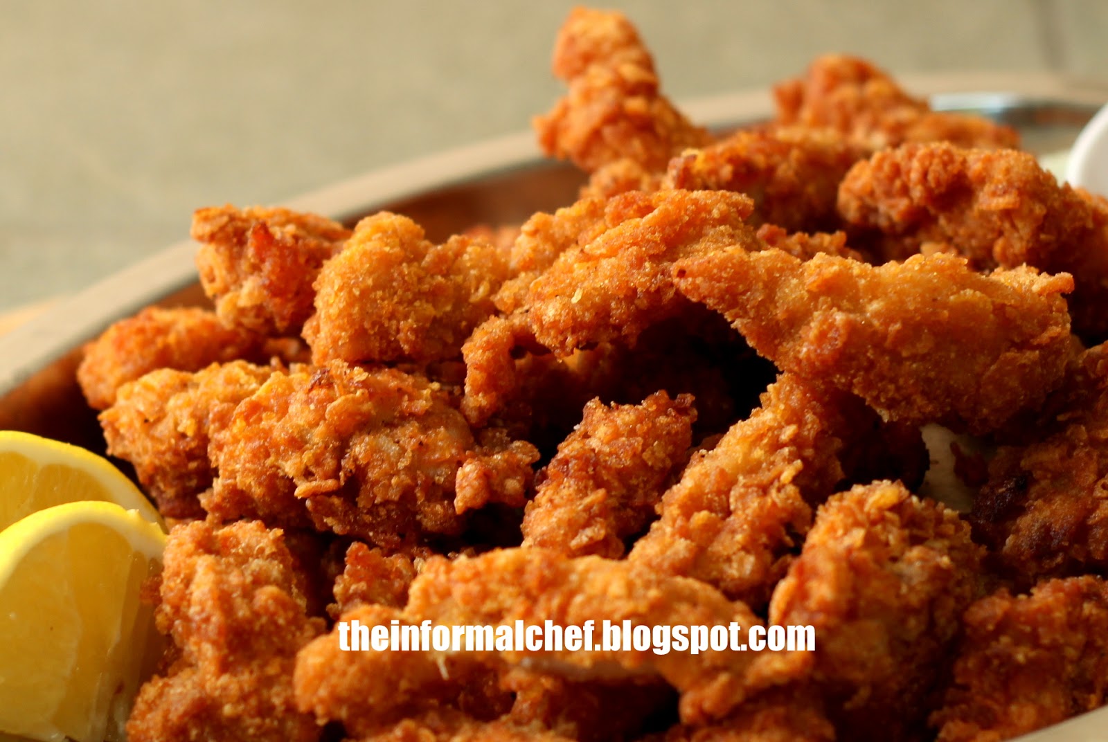 The Informal Chef Baked Cornflakes Chicken Tenders 