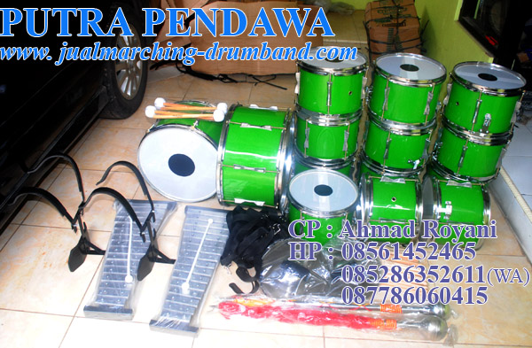 JUAL 1 SET  ALAT DRUM BAND TK  STANDARD 20 PERSONEL