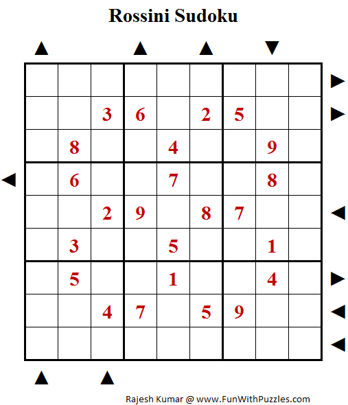 Rossini Sudoku (Fun With Sudoku #105)